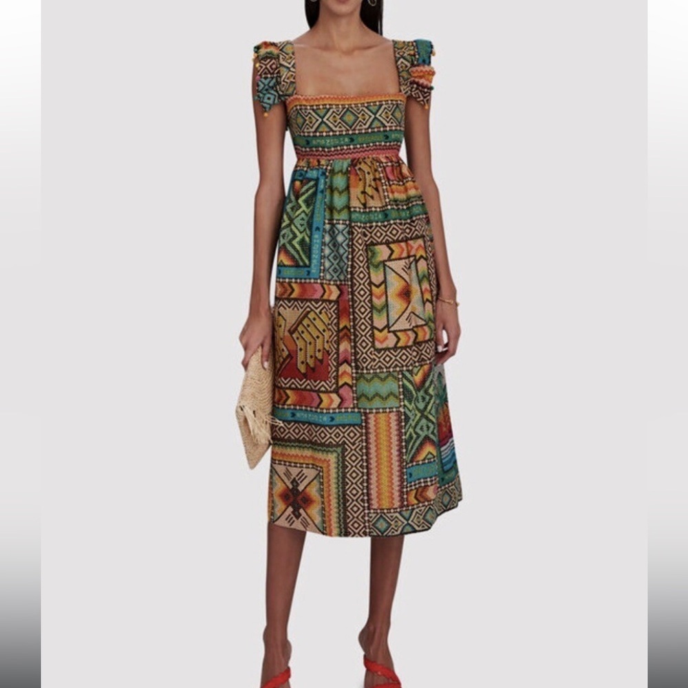 FARM RIO midi dress
